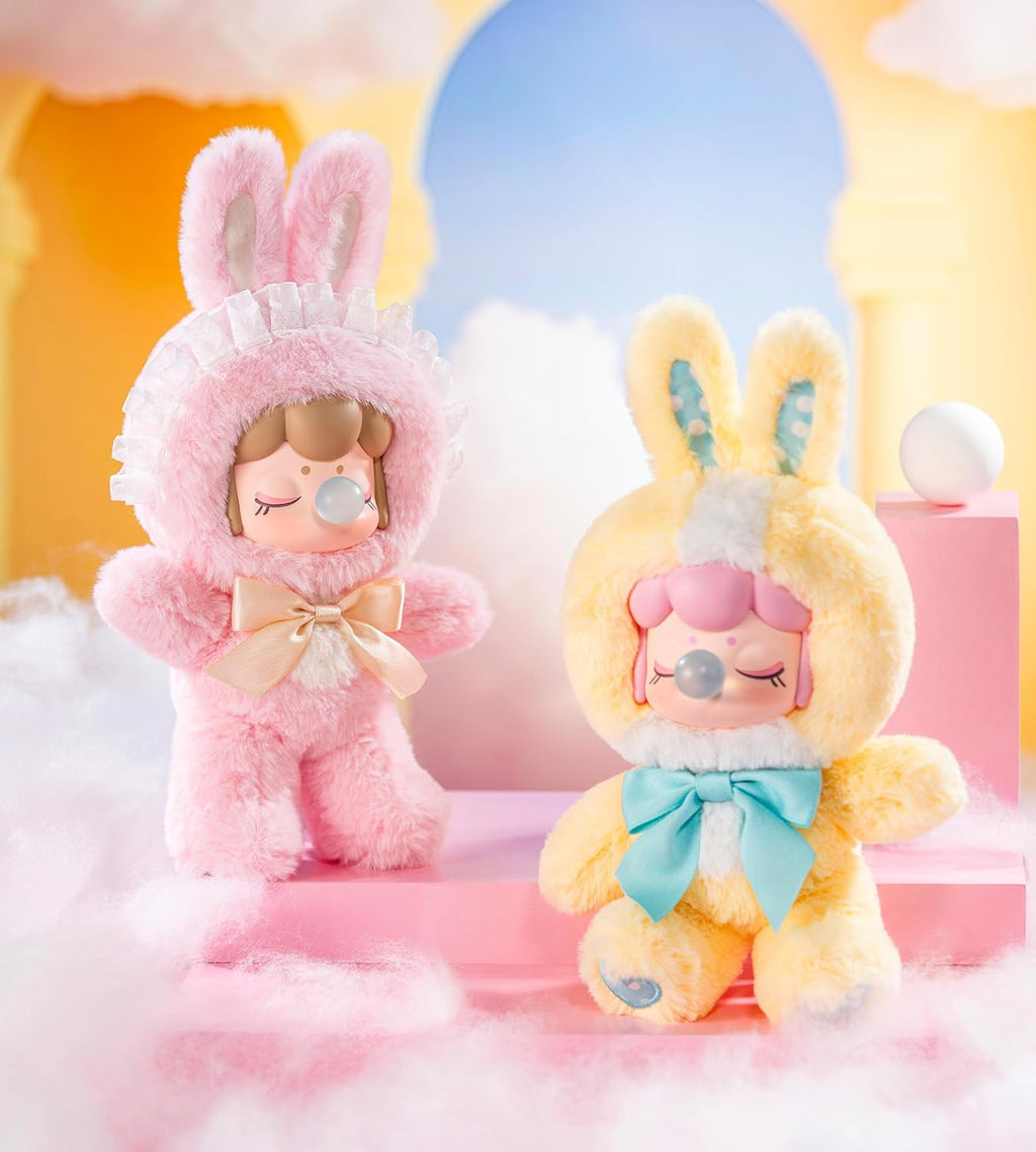 Rolife Nanci Plush Doll Shining Bunny Series, 1PC Random Design Cute Rabbit Plush Toy Action Figure, Creative Collectible Toys for Holiday Birthday Gift